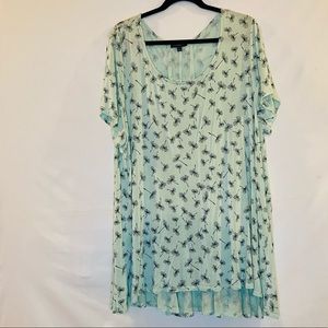 Lane Bryant Swing Short Sleeve Top sz 22/24